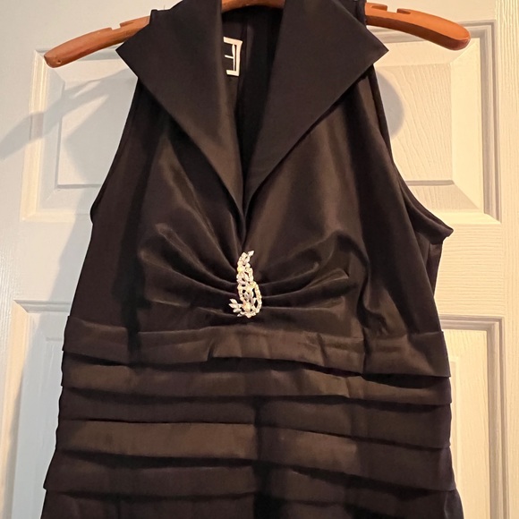 Gorgeous one of a kind classy long sophisticated black - $$$ - worn once - Picture 2 of 5